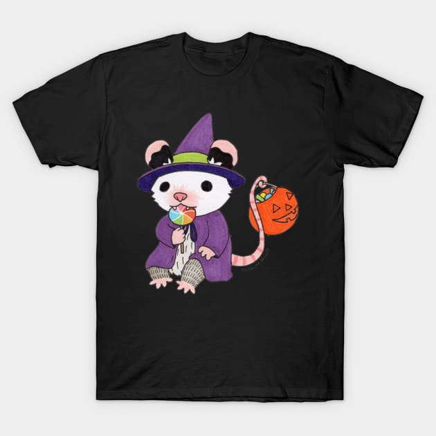 Witch Possum T-Shirt by Possum Mood